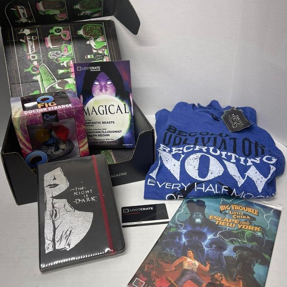 LOOT CRATE-- NOV. 2016.. Dr. Strange Toy, T-shirt--3 X-L, and MORE.... COLLECTOR - Picture 2 of 11